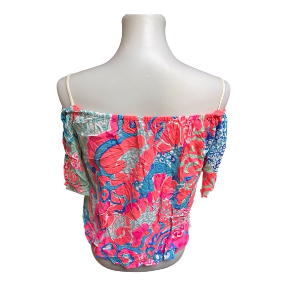 NWT Lily Pulitzer “Coral Reef” Top - Picture 4 of 9